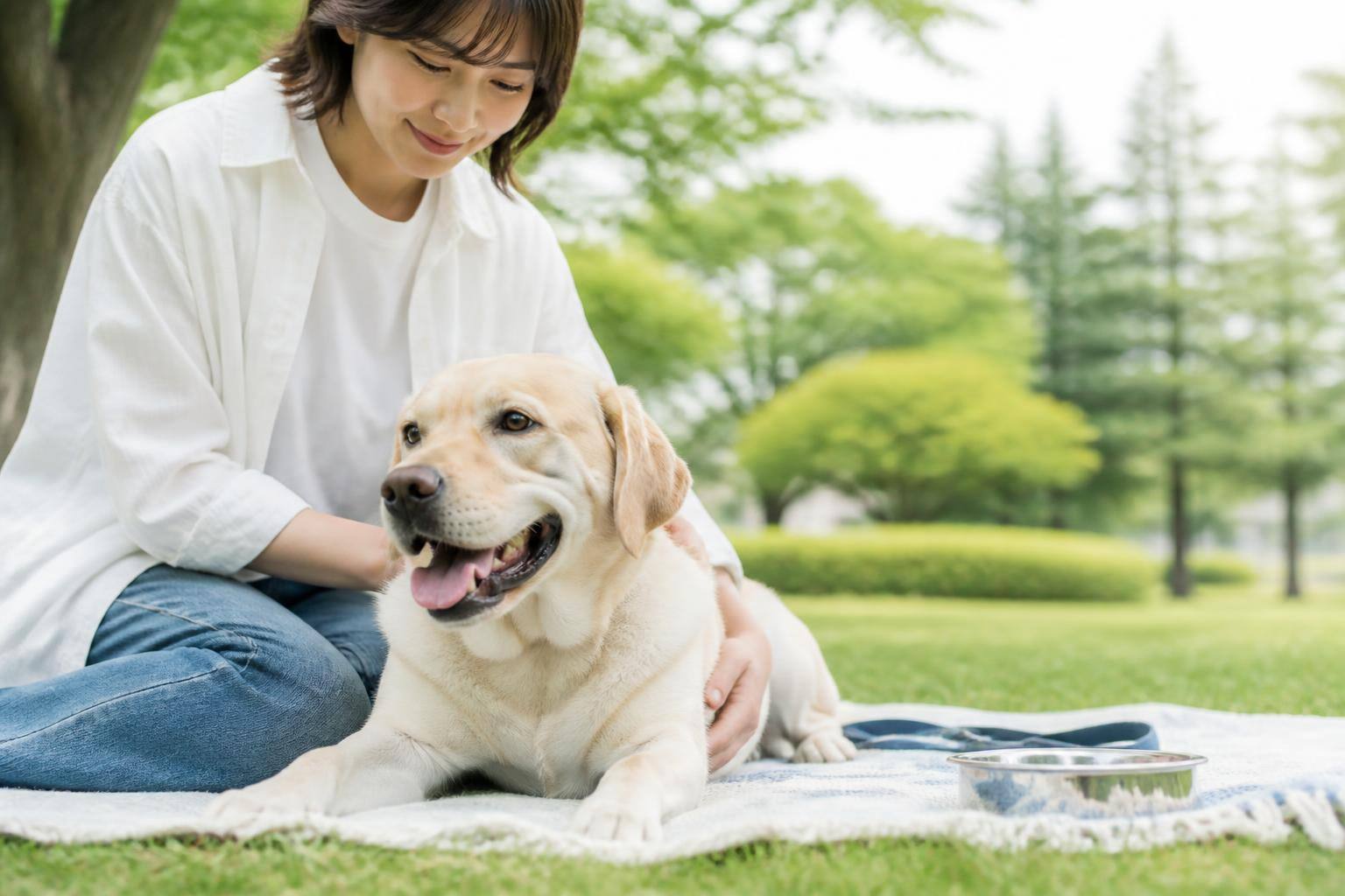 犬の飲水量が気になる時に。適切な水分量と、危険なサイン