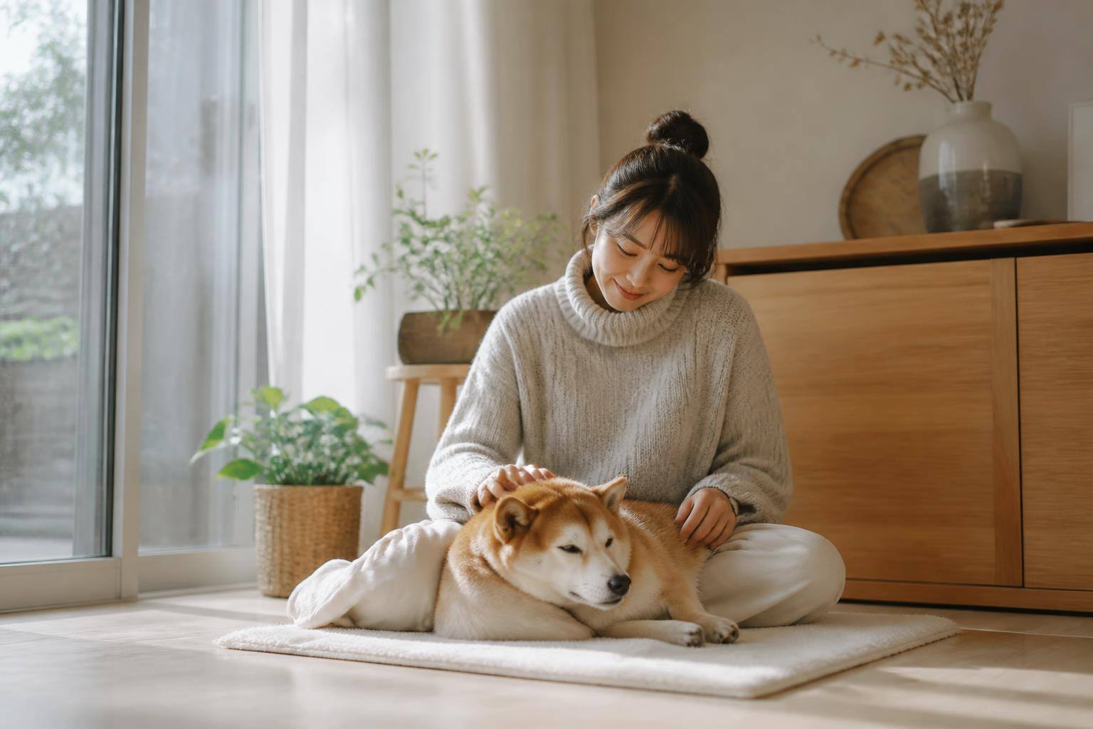犬の留守番、冬の寒さ対策は？室内の温度管理と安全な環境づくりのポイント