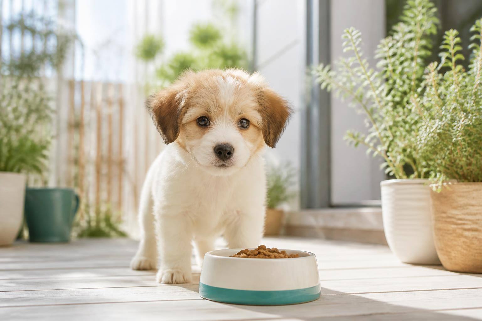 子犬の食事回数とフード選びの基本：成長に合わせた与え方