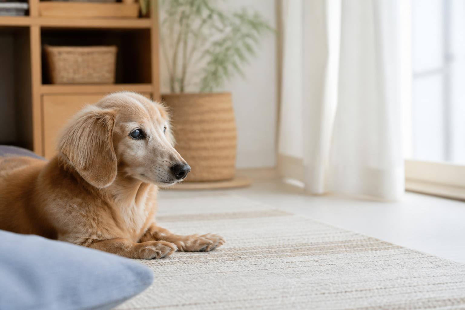老犬の夜鳴きは認知症のサイン？症状と原因、家庭でできるケアを解説